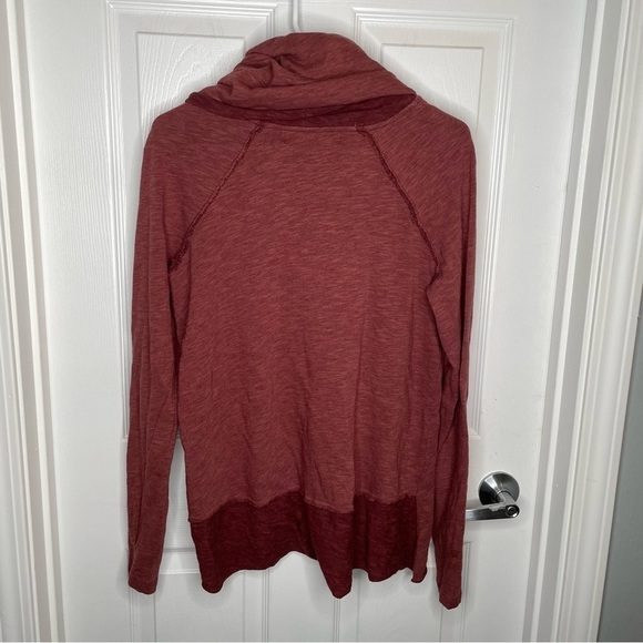 Free People Beach Cocoon Cowl Pullover in Terracotta Oversized XS/S - Picture 5 of 12